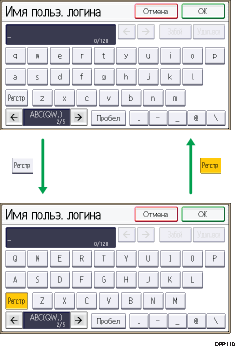 Иллюстрация клавиш