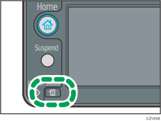 Ilustração da tecla Verificar status