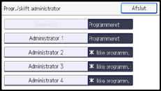 Illustration af display på betjeningspanelet