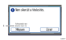 Kezelőpanel képernyőjének számozott jelölésű illusztrálása