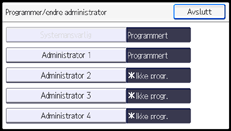 Illustrasjon av betjeningspanelet