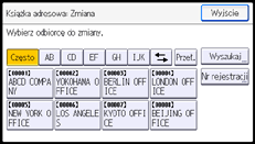 Ilustracja ekranu panela operacyjnego