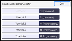 İşlem paneli ekran çizimi