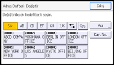 İşlem paneli ekran çizimi