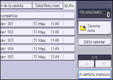 Il·lustració de pantalla del panell d'operacions