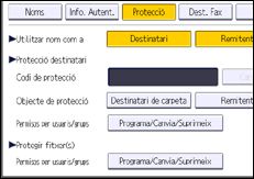 Il·lustració de pantalla del panell d'operacions