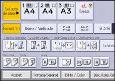 Il·lustració de pantalla del panell d'operacions
