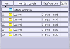 Il·lustració de pantalla del panell d'operacions