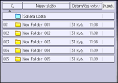 Ilustrace displeje ovládacího panelu