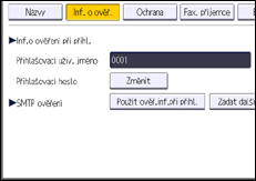 Ilustrace displeje ovládacího panelu