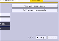 Illustration af display på betjeningspanelet