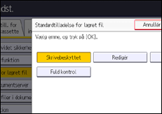Illustration af display på betjeningspanelet