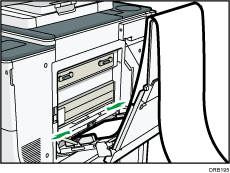 Illustration af bannerstøtten