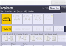 Abbildung Bedienfeld-Display