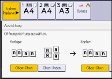 Abbildung Bedienfeld-Display