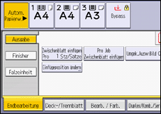 Abbildung Bedienfeld-Display