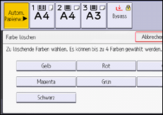 Abbildung Bedienfeld-Display