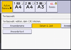 Abbildung Bedienfeld-Display