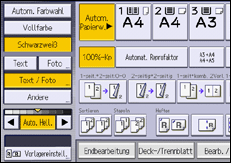 Abbildung Bedienfeld-Display