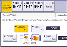 Abbildung Bedienfeld-Display