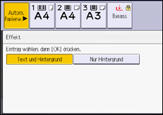 Abbildung Bedienfeld-Display