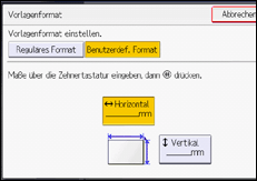Abbildung Bedienfeld-Display