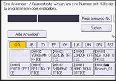 Abbildung Bedienfeld-Display