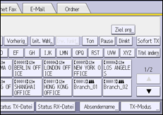 Abbildung Bedienfeld-Display