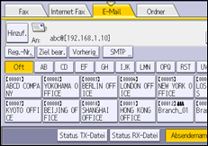 Abbildung Bedienfeld-Display