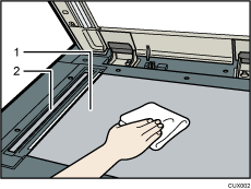 Nummerierte Abbildung Vorlagenglas