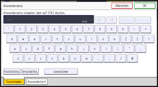 Abbildung Bedienfeld-Display