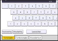 Abbildung Bedienfeld-Display