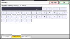 Abbildung Bedienfeld-Display