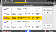Abbildung Bedienfeld-Display