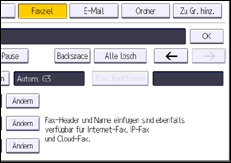 Abbildung Bedienfeld-Display