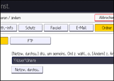Abbildung Bedienfeld-Display