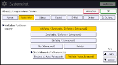 Abbildung Bedienfeld-Display