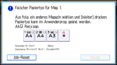Abbildung Bedienfeld-Display