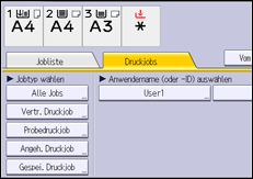 Abbildung Bedienfeld-Display