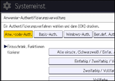 Abbildung Bedienfeld-Display