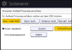 Abbildung Bedienfeld-Display