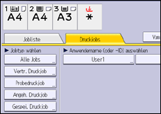 Abbildung Bedienfeld-Display