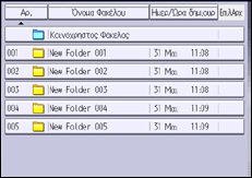 Εικόνα οθόνης πίνακα χειρισμού
