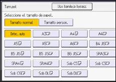 Ilustración de la pantalla panel de mandos