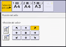 Ilustración de la pantalla panel de mandos
