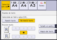 Ilustración de la pantalla panel de mandos