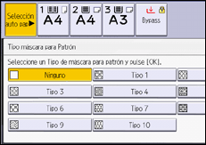 Ilustración de la pantalla panel de mandos