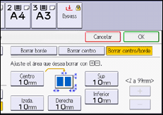 Ilustración de la pantalla del panel de mandos