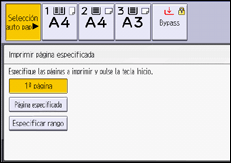 Ilustración de la pantalla panel de mandos