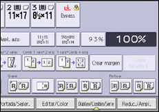 Ilustración de la pantalla panel de mandos